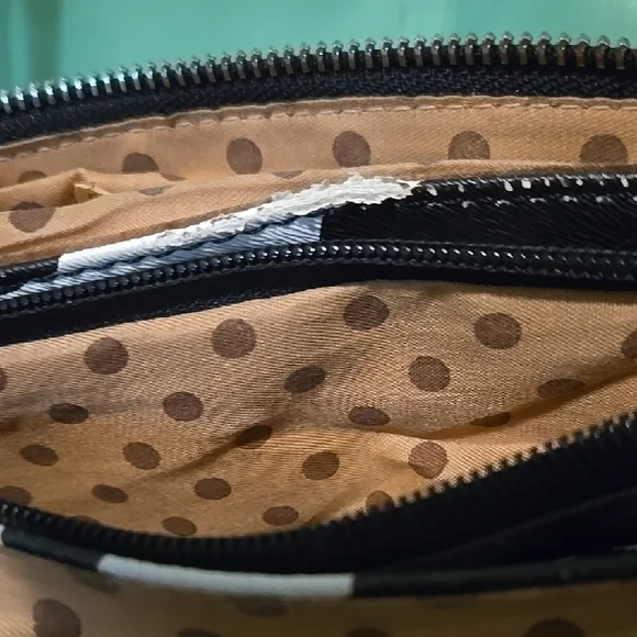 Source Unknown Monochrome Cow Print Crossbody Bag - Picture 5 of 8